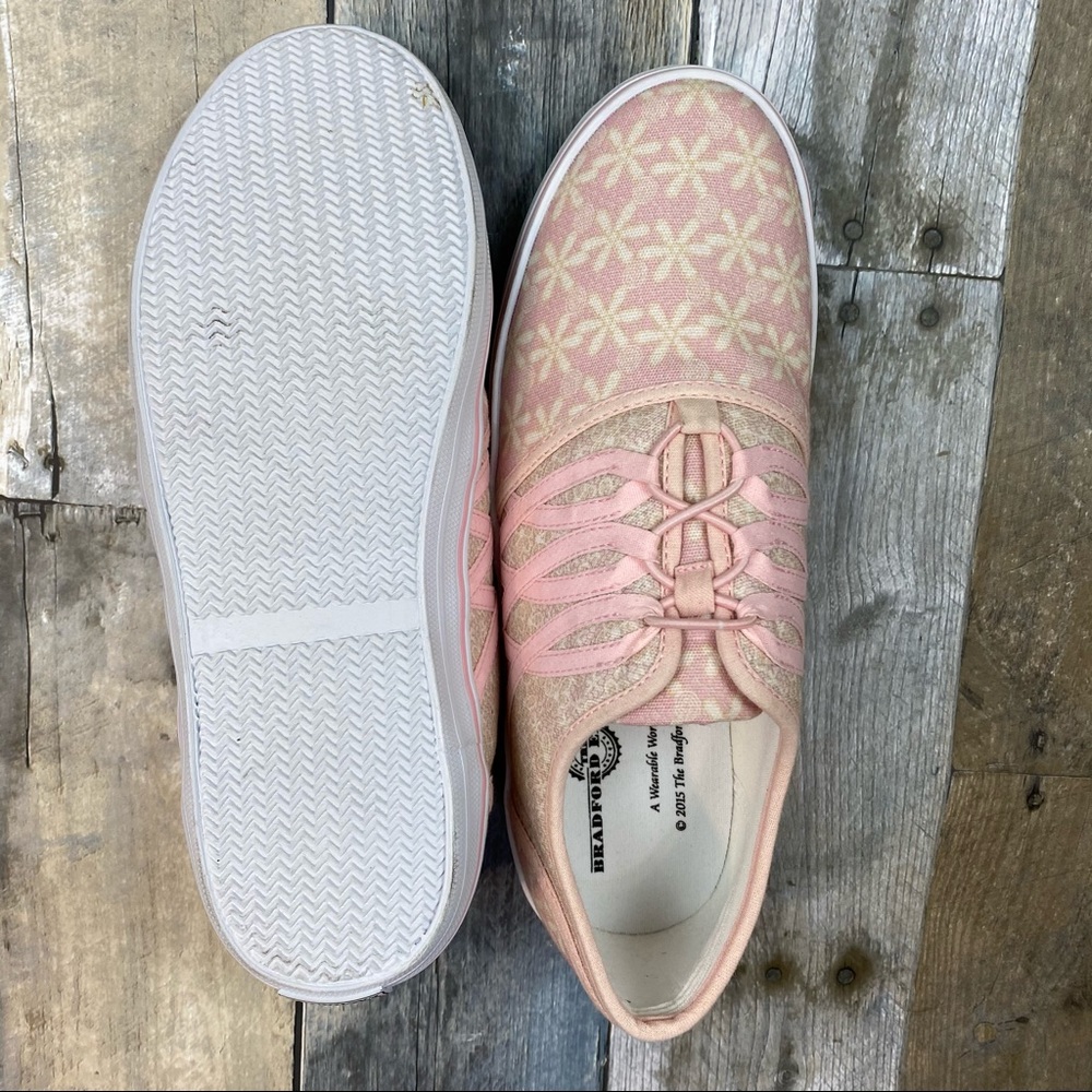 Laced with Hope Floral Sneakers with Cord Laces - Picture 4 of 9